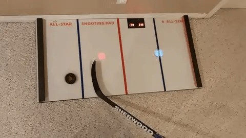 Strelecká podložka Digital Hockey Mini – Interaktívny tréning pre kontrolu puku a načasovanie