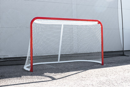 UNITE Ochranný systém pre hokej – Kompletný backstop s rámom, stĺpmi & sieťou