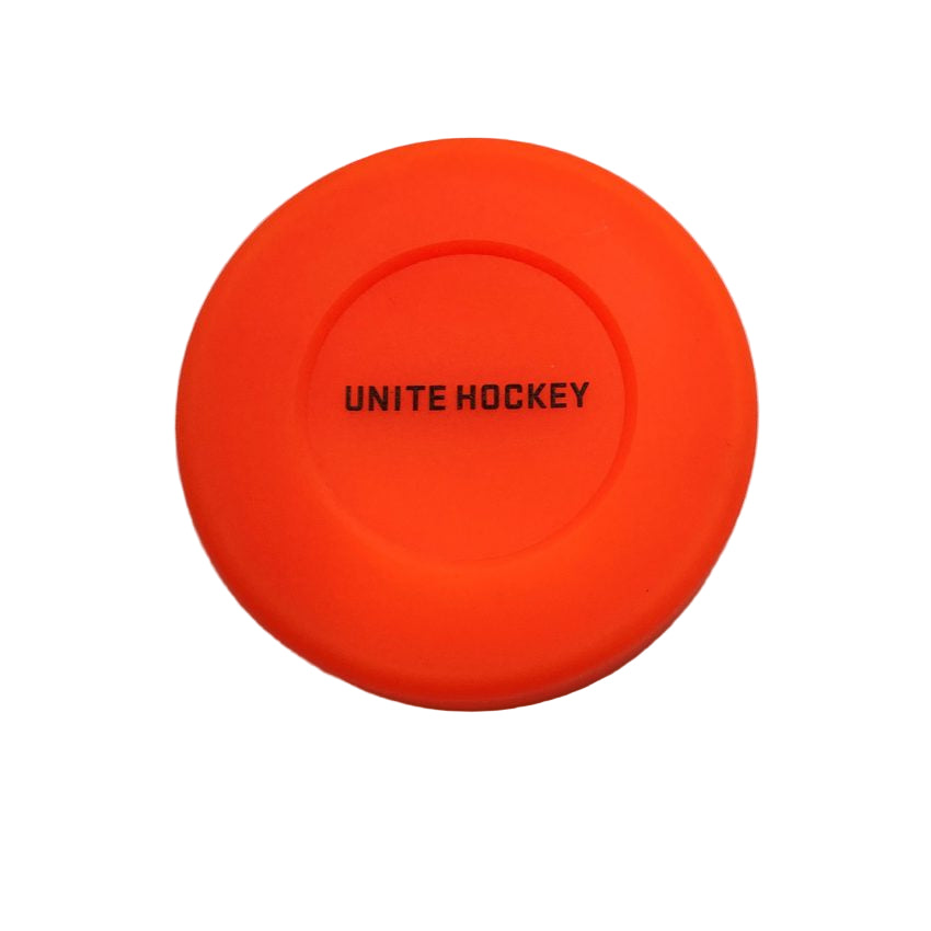Street Hockey puk – oranžový tréningový puk na techniku a strely